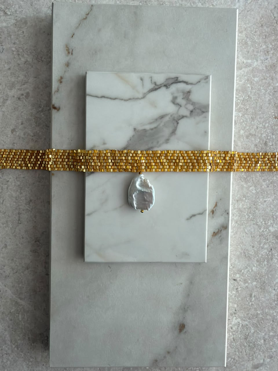 Choker canutillo perla moneda
