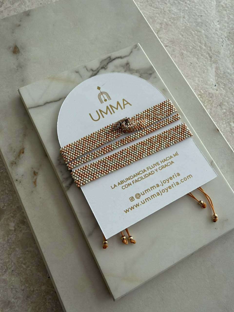 Kit 3 pulseras de chaquira ola