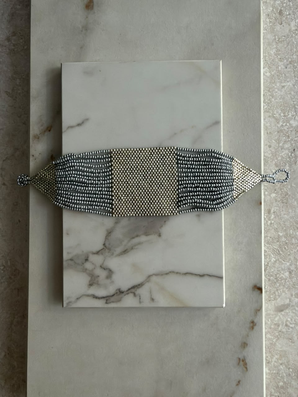 Pulsera cuadro combinada