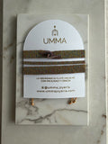 Kit 3 pulseras de chaquira ola