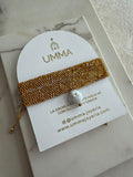 kit pulseras de chaquira con perla moneda