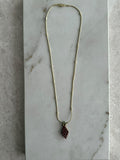 Collar rombo de chaquira mini